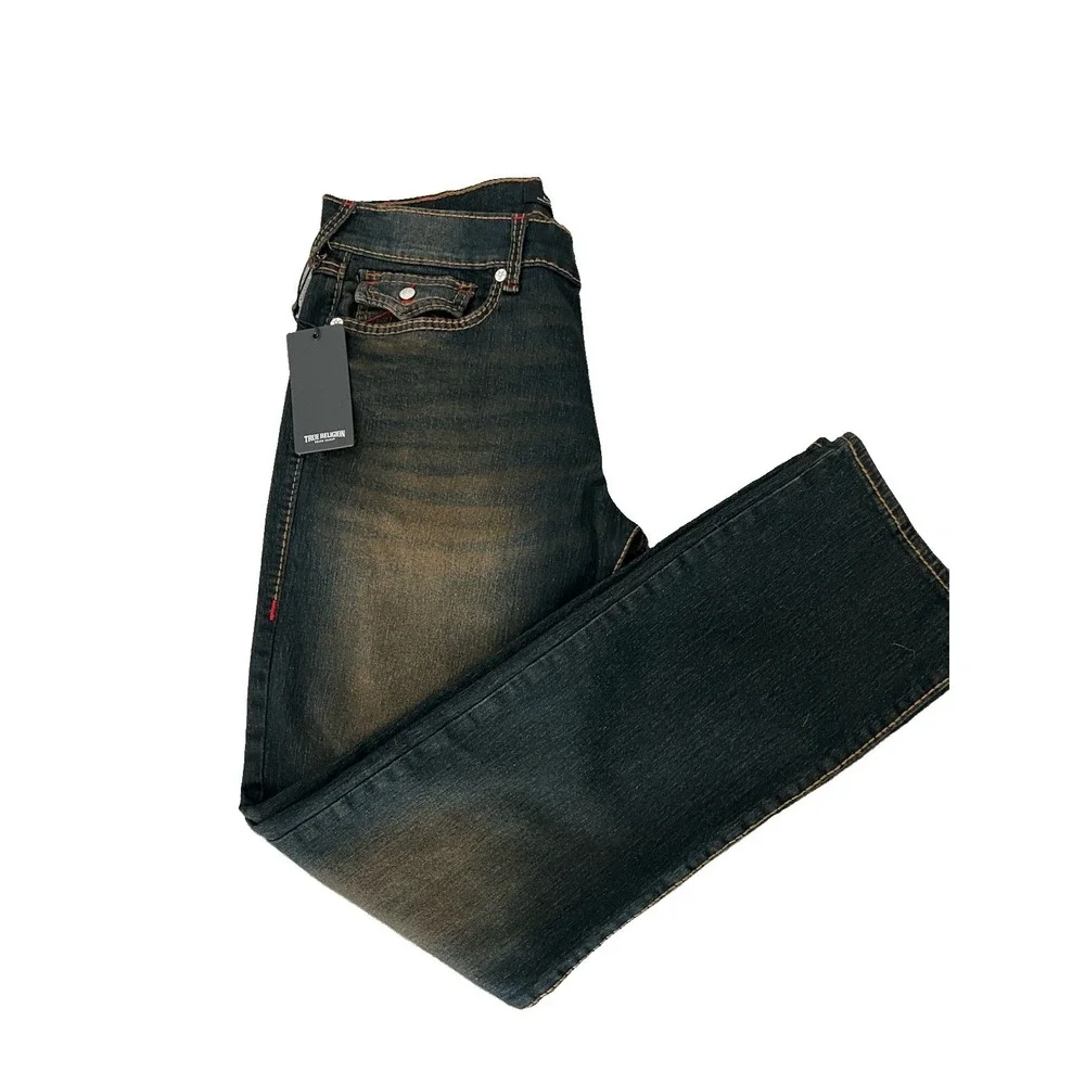 True Religion Jeans Ricky Relax Straight Jean 34x34(30-b69)